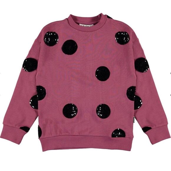 NWT Molo Sequin Dots Sweatshirt Size 12 - Picture 1 of 6